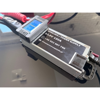 POWER SUPPLY 14,4V 120A / VOLTAGE & AMPS METER /