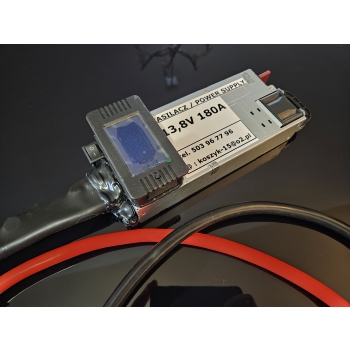 POWER SUPPLY 14,4V 180A / VOLTAGE & AMPS METER /