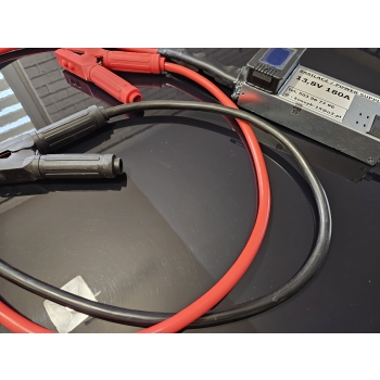 POWER SUPPLY 14,4V 180A / VOLTAGE & AMPS METER /