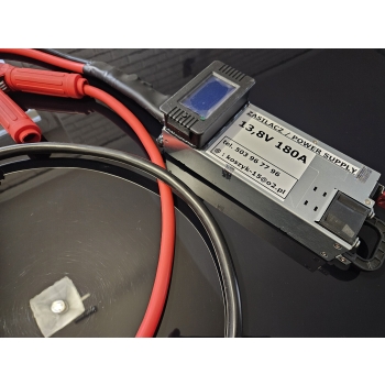POWER SUPPLY 14,4V 180A / VOLTAGE & AMPS METER /