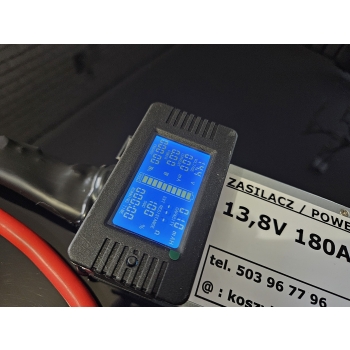 POWER SUPPLY 14,4V 180A / VOLTAGE & AMPS METER /