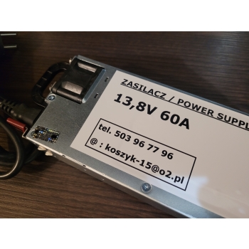 Power Supply 13,8V 60/65A / RADIO HF / CB RADIO / CAR AUDIO